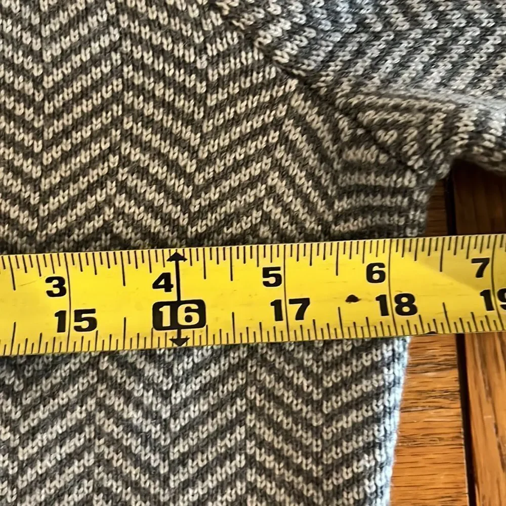 Talbots NWOT Herringbone Sweater Merino wool Blazer size XS. - Picture 6 of 9